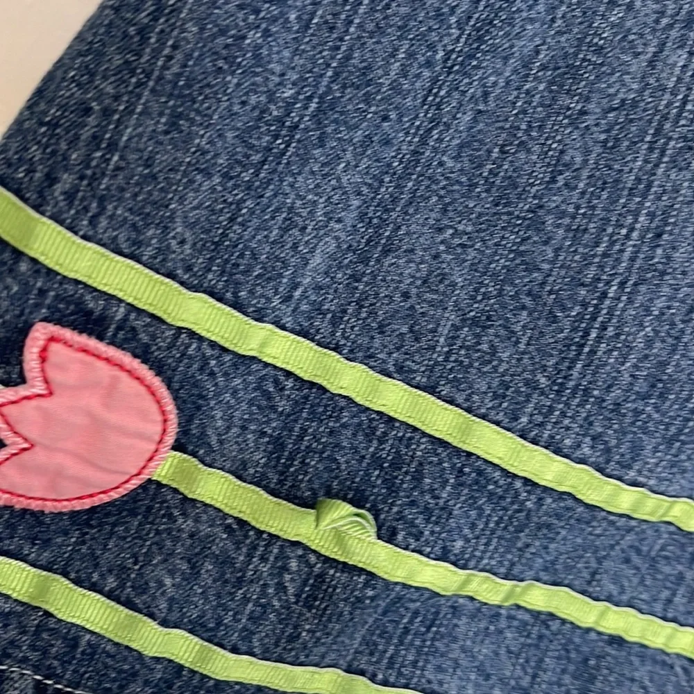 Vintage Gymboree denim tulip jumper size 9